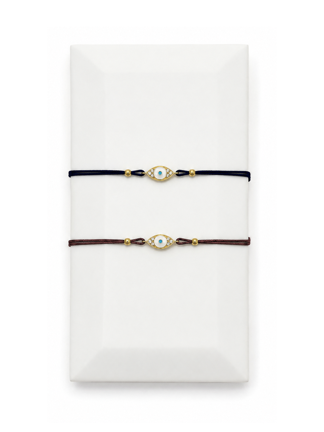 ナザールブレスレット（ブルー）　hue Nazar Boncuğu Round Bracelet