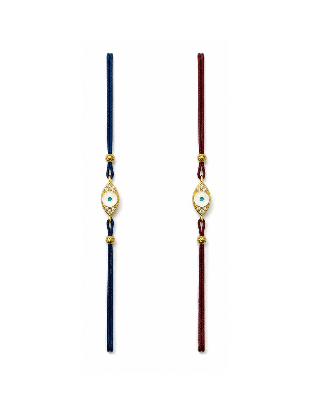 ナザールブレスレット（ブルー）　hue Nazar Boncuğu Round Bracelet