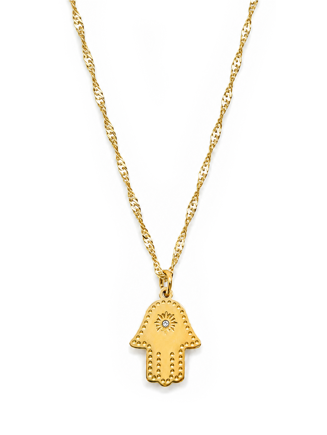 ハムサ ネックレス　hue Hamsa Necklace