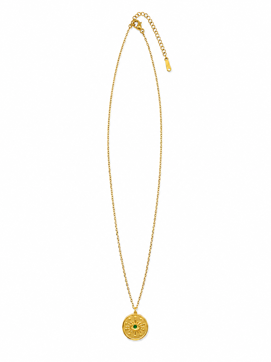 ナザールボンジュウラウンドネックレス　hue Nazar Boncuğu Round Necklace