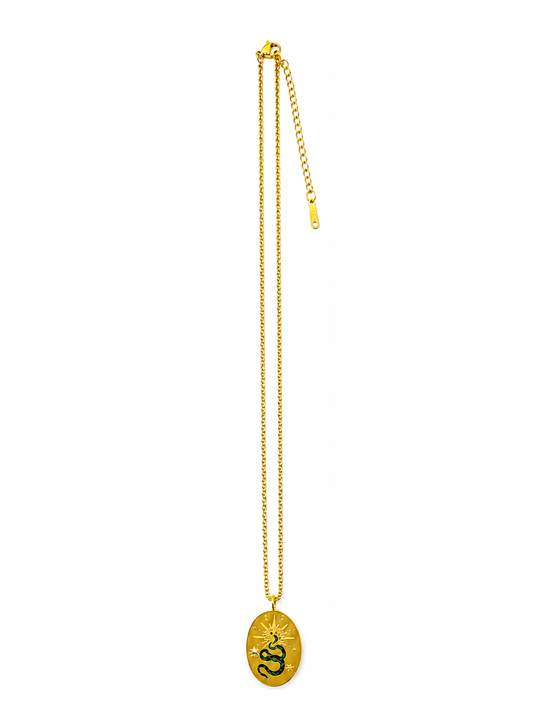 オーバルネックレス（スネーク）　hue Oval Necklace Snake