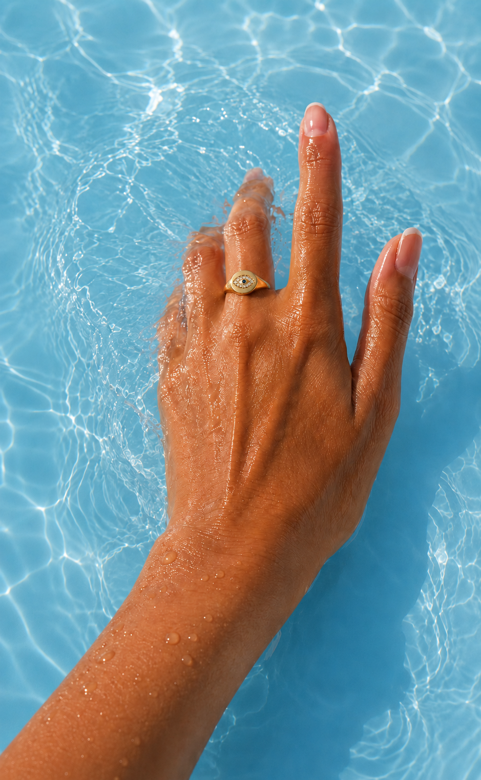 シグネットアイ リング　hue Signet Eyes Ring