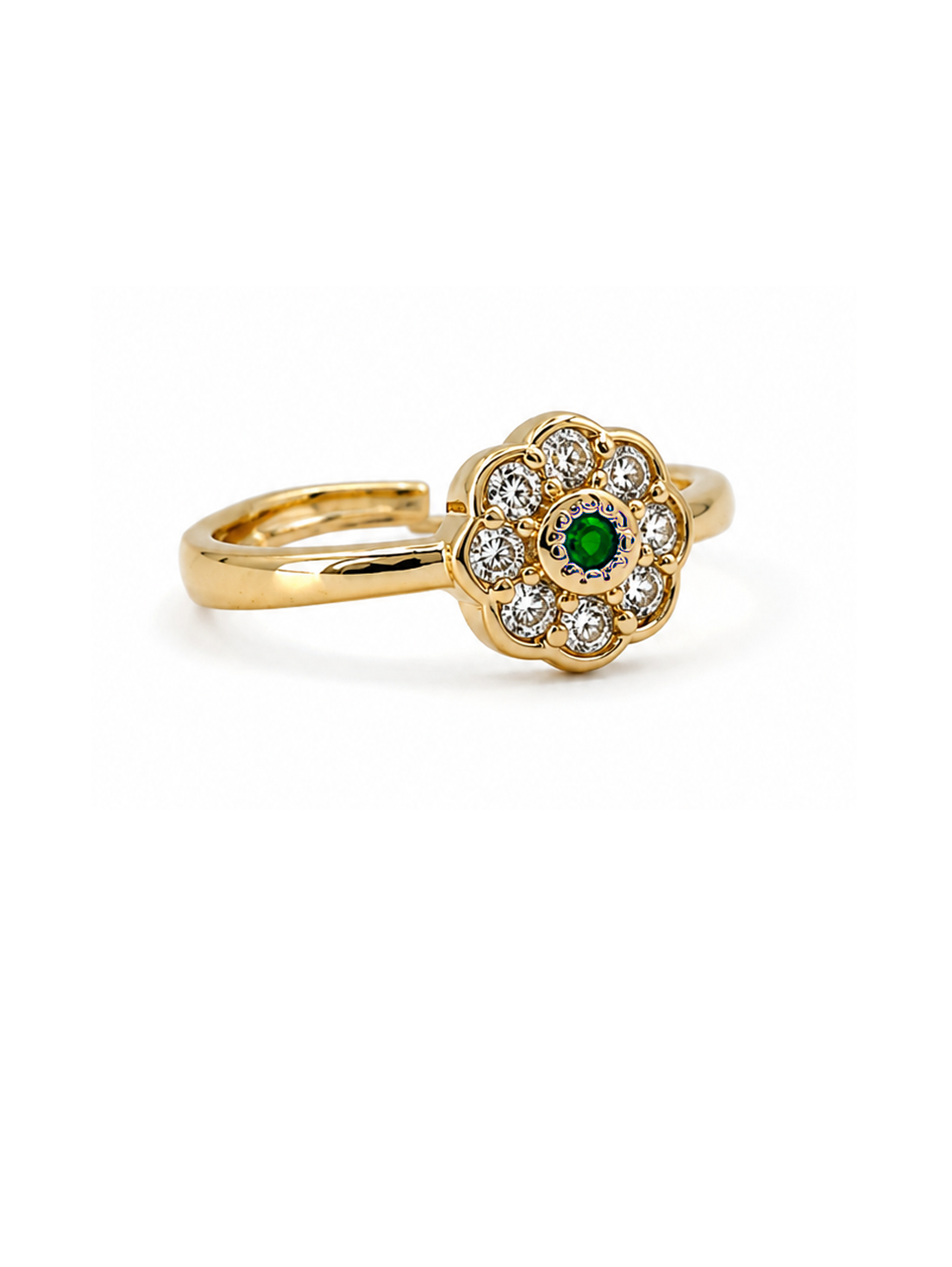 グリーンブルーム リング　hue Green Bloom Ring