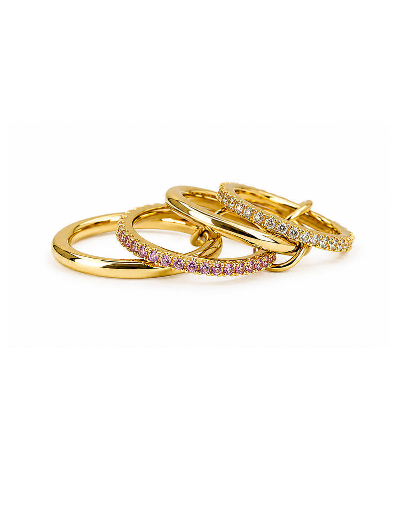 4エレメンツリング（ペールピンク） hue Four Elements Ring pale pink